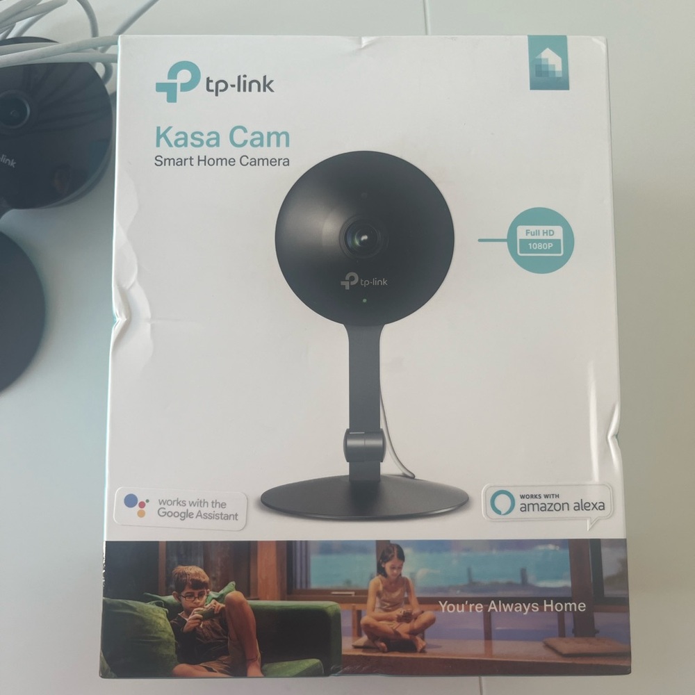 Kasa cam indoor smart home camera. Does not micro sd and no subscription ever